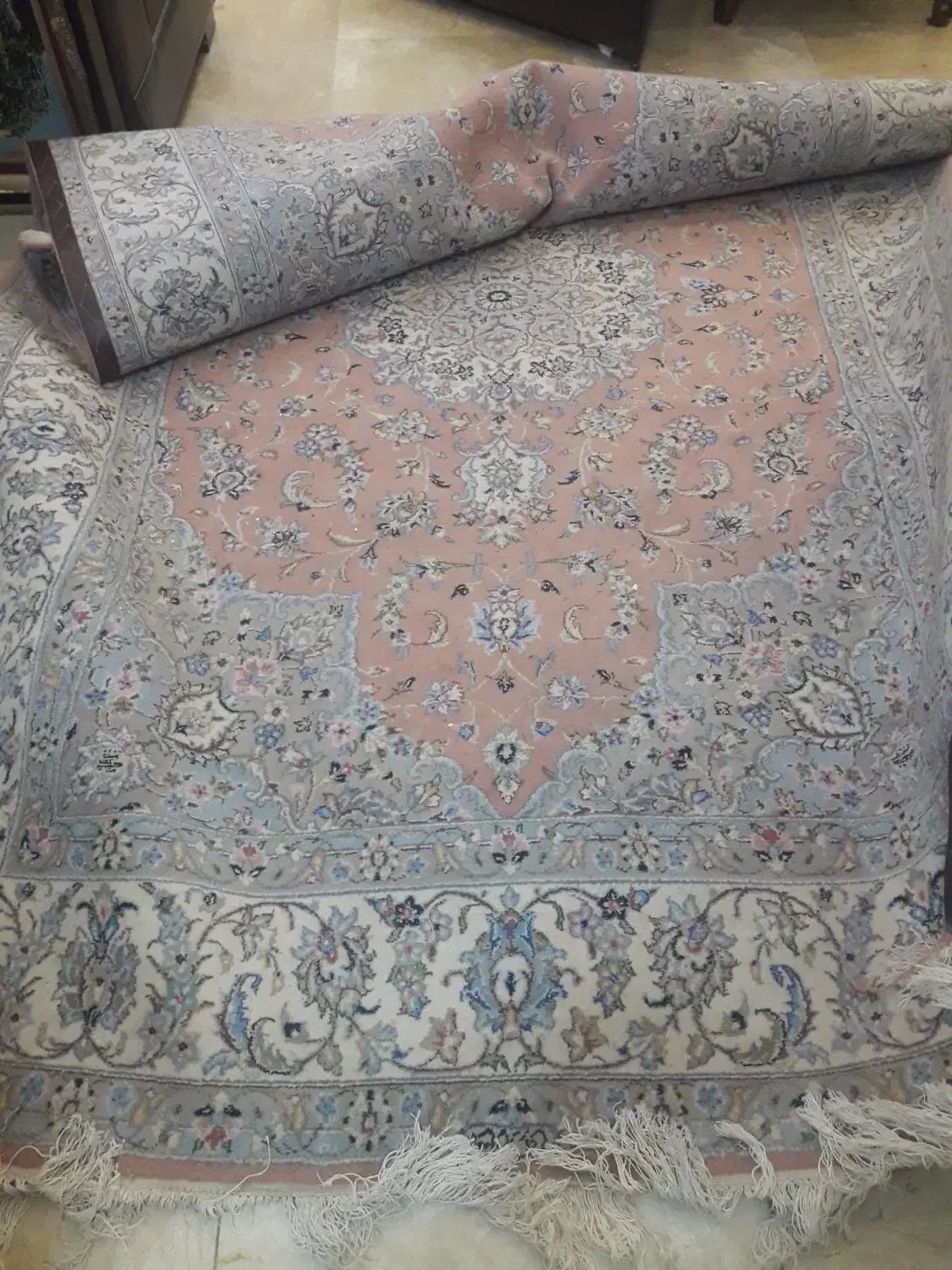 یک جفت فرش ۶ متری کاشان دستباف|فرش|کرج, کوی زنبق|دیوار