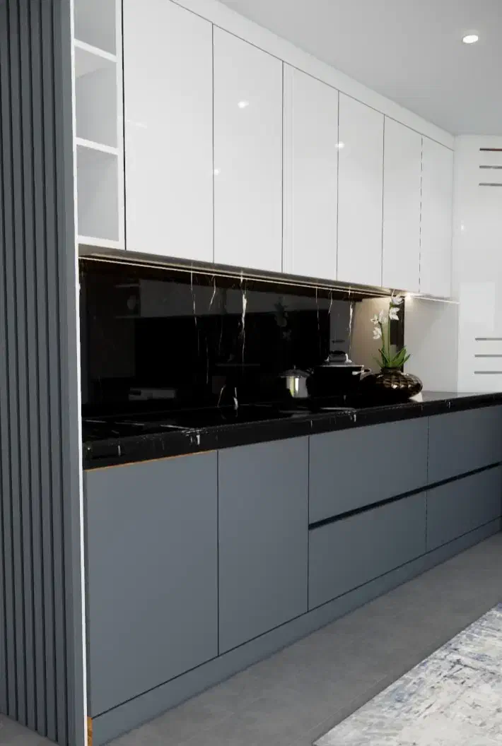 کابینت هایگلاس سفید طوسی ترک /استفاده نشده/دست دوم|مصالح و تجهیزات ساختمان|شیراز, بعثت|دیوار