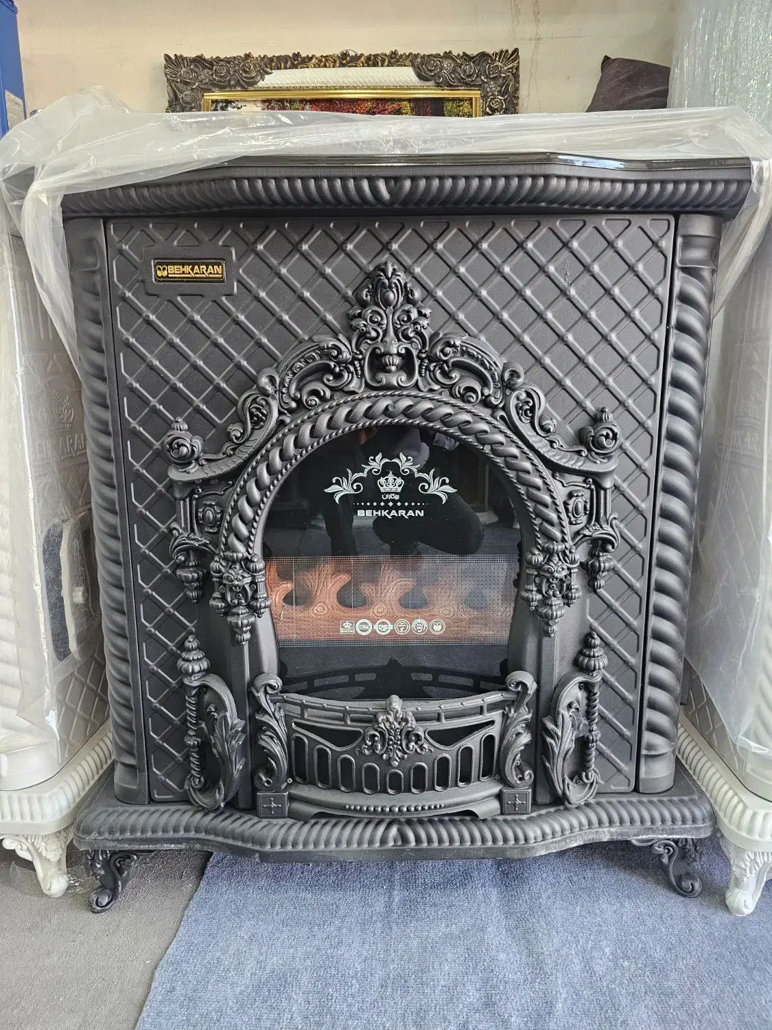 بخاری ۳۶ هزار امپراطور|بخاری، هیتر، شومینه|بم, |دیوار