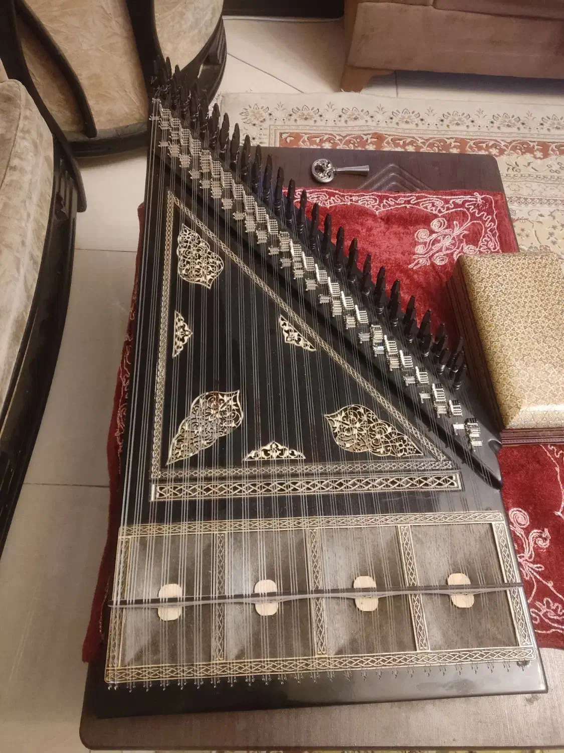 ساز قانون مصطفی ساغلام|سازهای سنتی|کرج, شاهین‌ویلا|دیوار