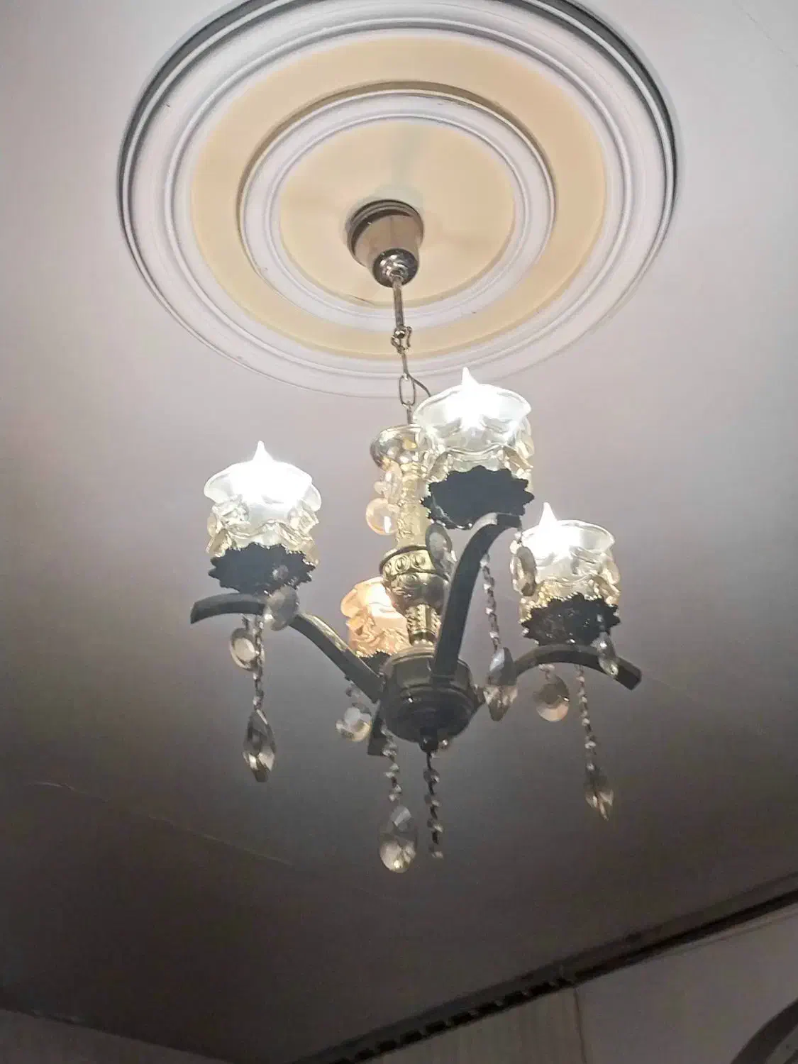 لوستر برنز|لوستر و چراغ آویز|کرمانشاه, |دیوار