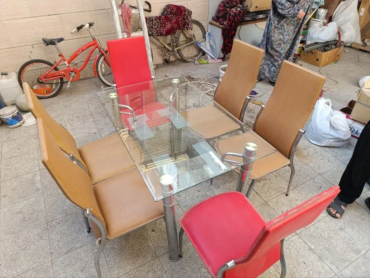 میز صندلی ناهار خوری ۶ نفره|میز و صندلی غذاخوری|مشهد, گلشور|دیوار