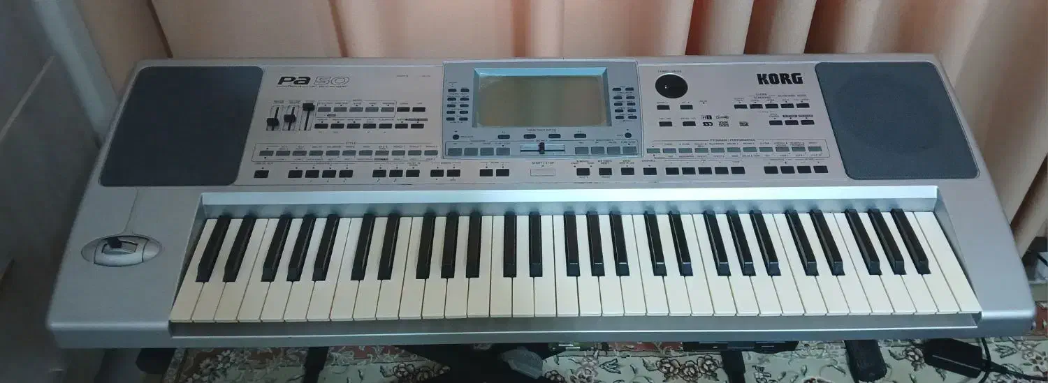 کیبورد )ارگ کرگ pa50 تبدیل بهpa80|پیانو، کیبورد، آکاردئون|ساری, |دیوار