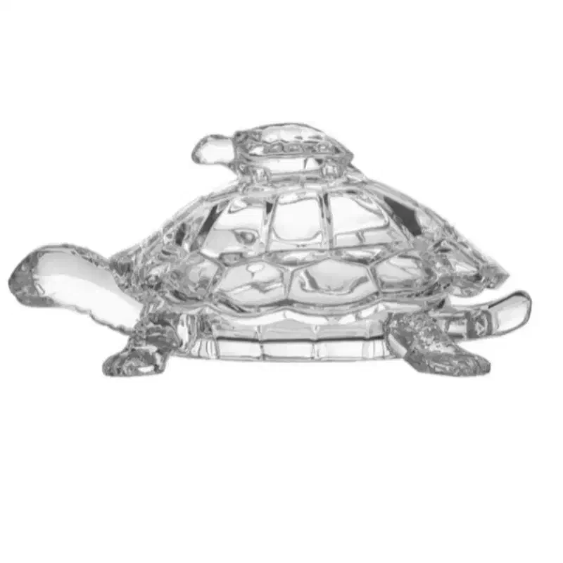 لاک پشت کریستال اصل چک|مجسمه، تندیس، ماکت|قم, بنیاد|دیوار