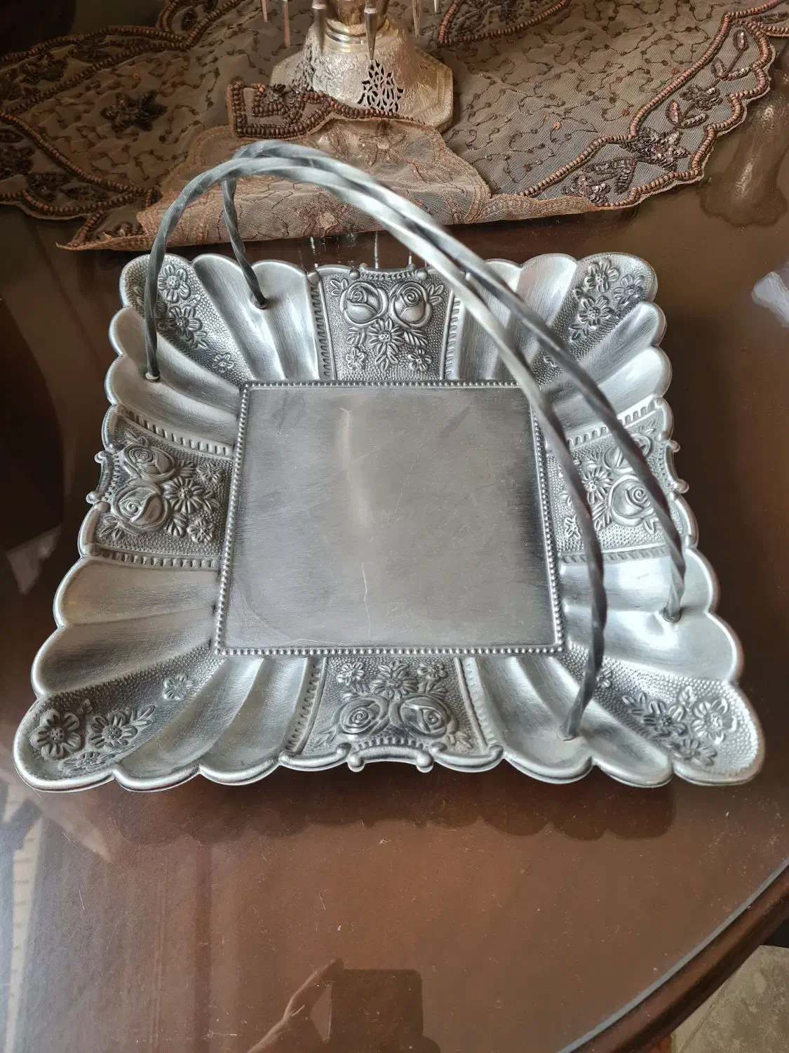 میوه خوری سیلور دسته دار|ظروف سرو و پذیرایی|اصفهان, فیض|دیوار