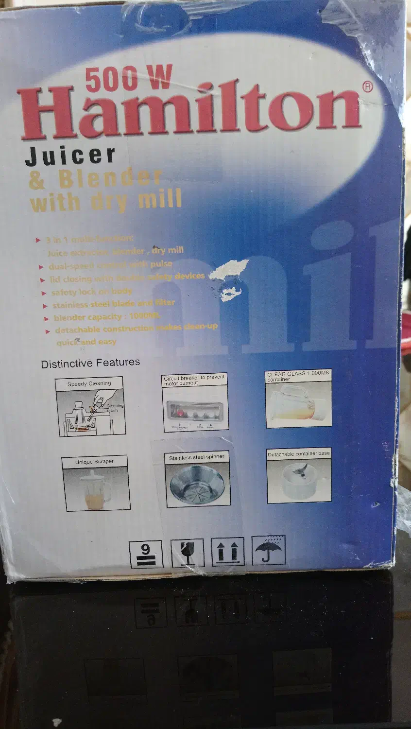 آبمیوه گیری سه کاره همیلتون|آبمیوه‌گیر و آب‌مرکبات‌گیر|یزد, |دیوار