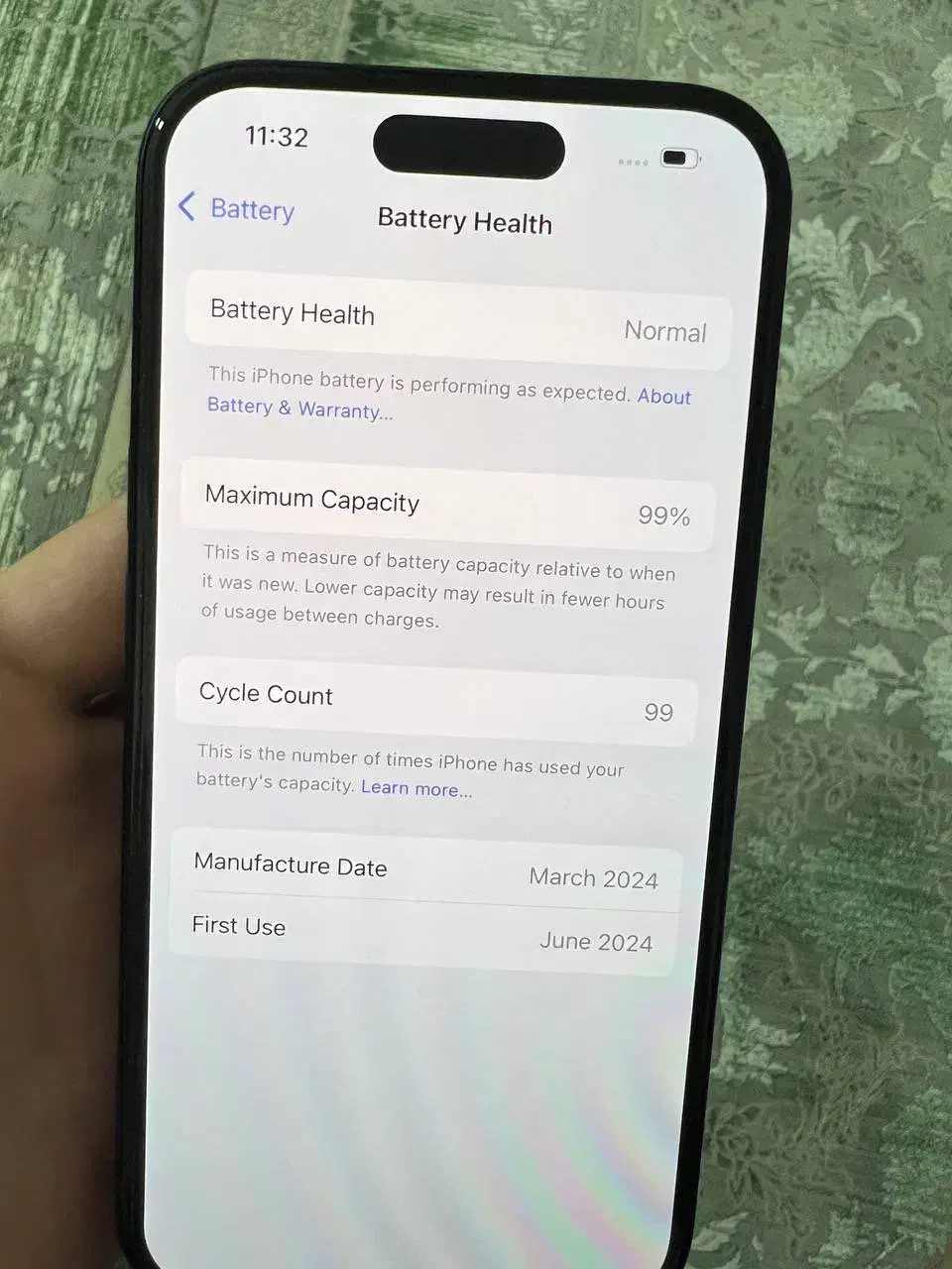 گوشی آیفون ۱۵ نرمال|موبایل|جوانرود, |دیوار