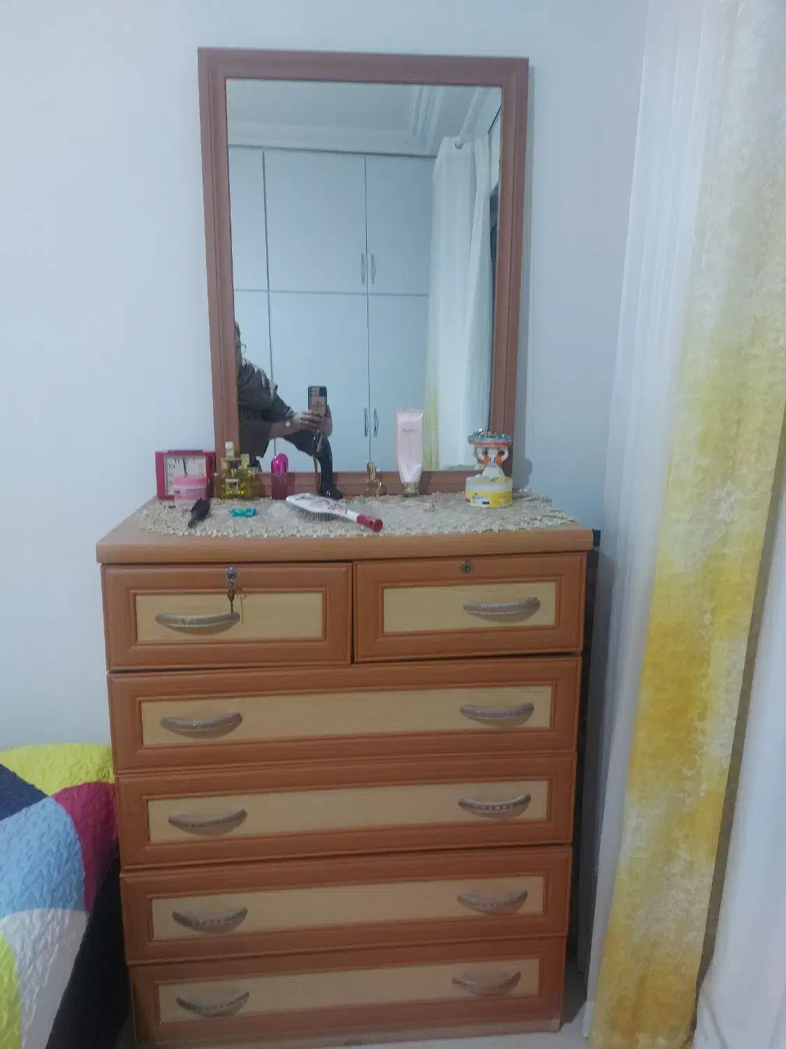 فروش دراور و آیینه با قیمت منصفانه|جاکفشی، کمد، دراور|کوچصفهان, |دیوار