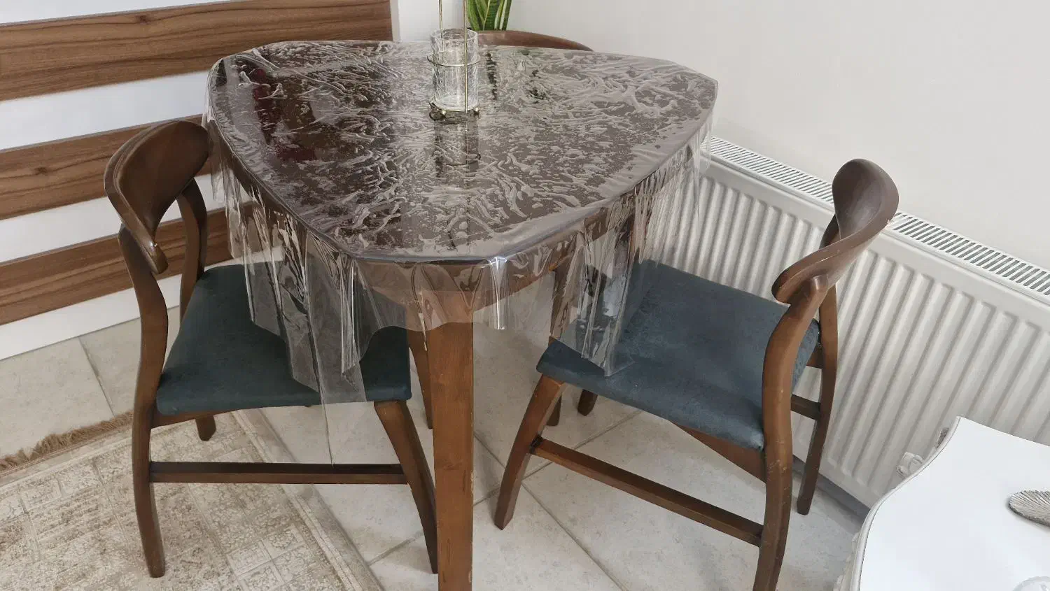 میزناهارخوری 3 نفره سه گوش صندلی مدل اسپانیایی|میز و صندلی غذاخوری|تویسرکان, |دیوار