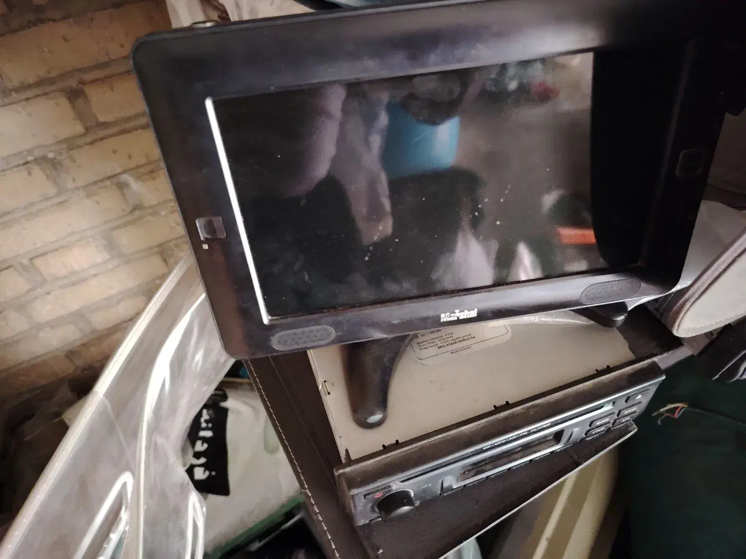 مانیتور خودرو مانیتور پشت صندلی تلویزیون دی وی|صوتی و تصویری|نسیمشهر, |دیوار