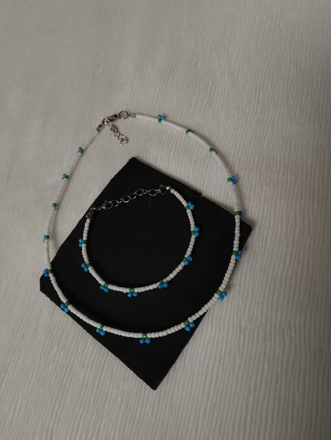 گردنبند منجوقی بلوبری|بدلیجات|تاکستان, |دیوار