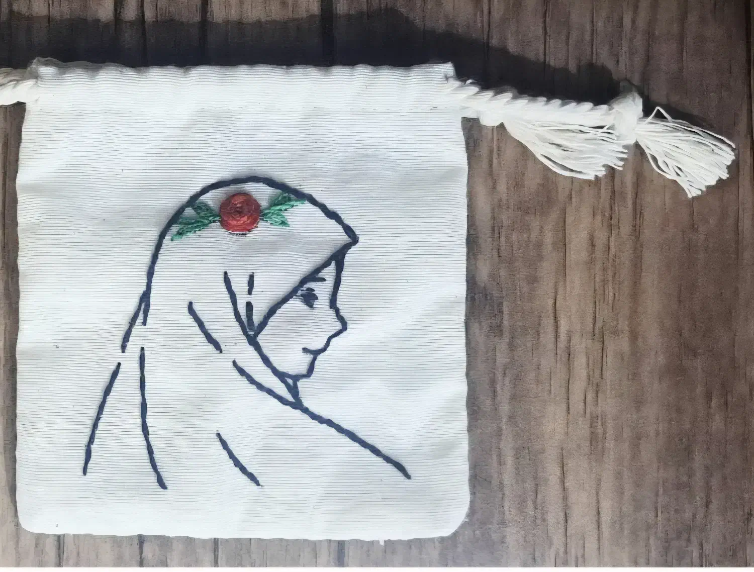 جانماز جیبی با طرح گلدوزی دختر حجاب|زیورآلات و اکسسوری|تهران, یافت آباد شمالی|دیوار