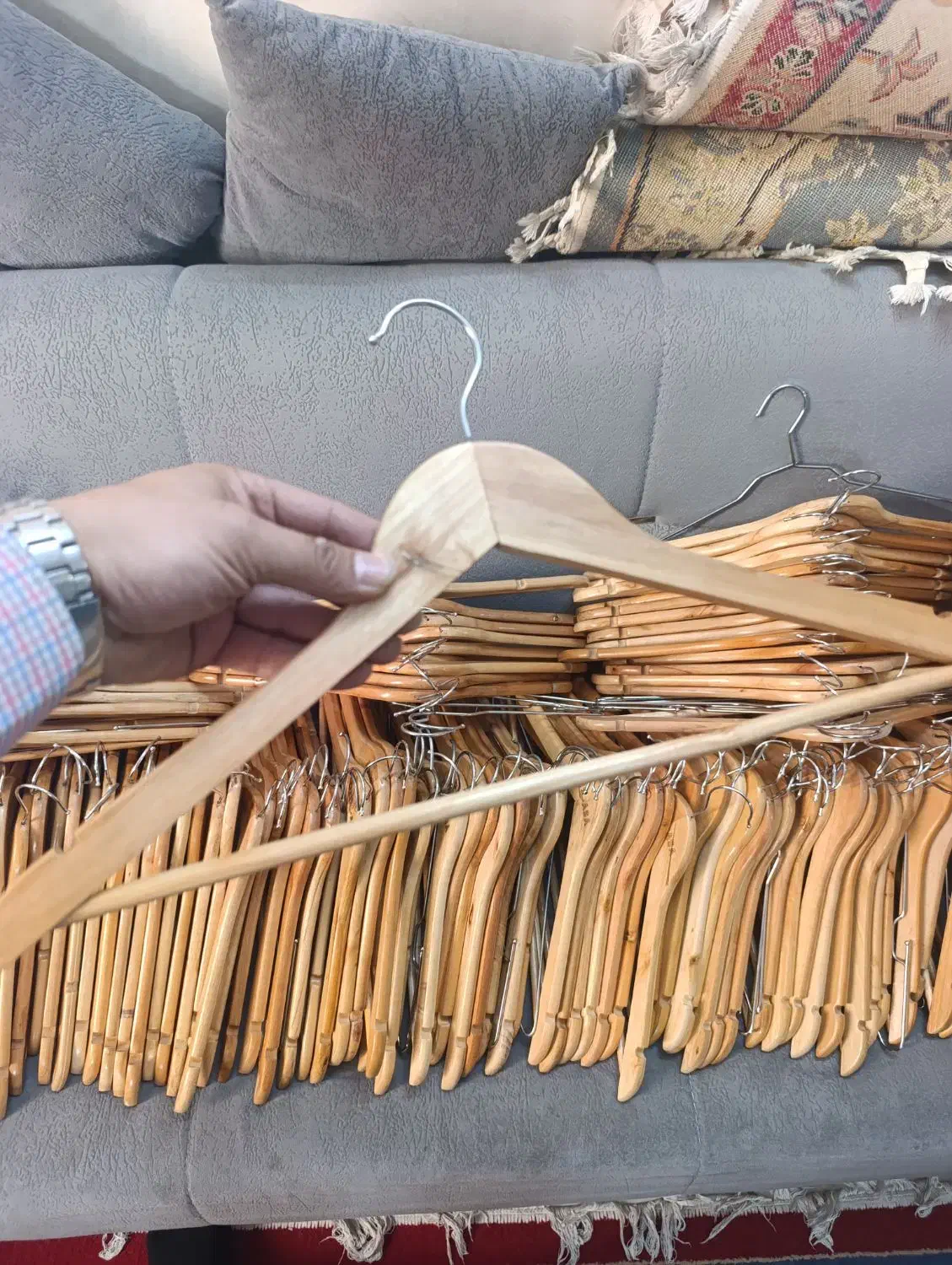 چوبکار چوبی وارداتی|بندرخت و رختآویز|مشهد, ادیب نیشابوری (شهرک غرب)|دیوار