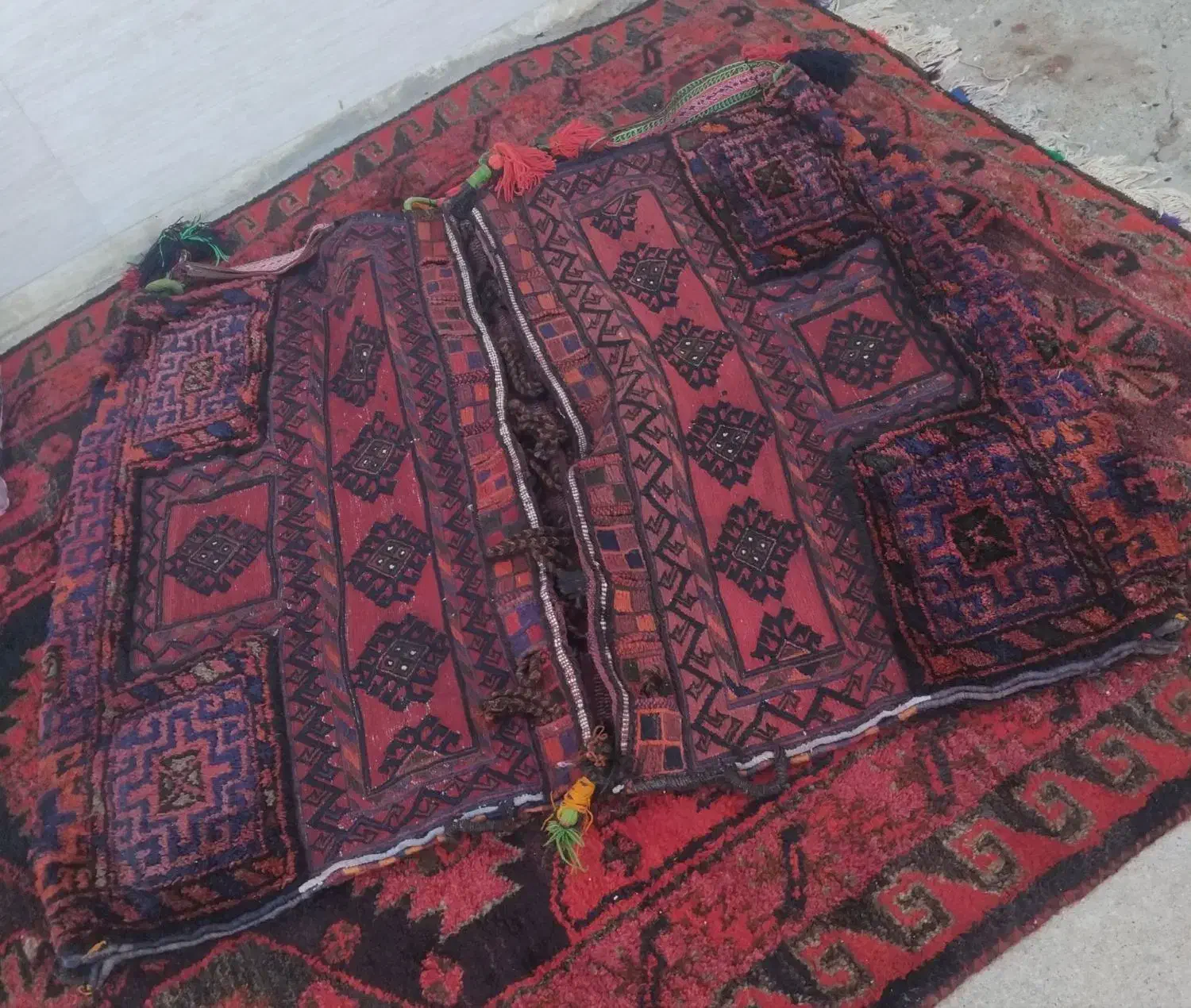 خورجین|گلیم، جاجیم، گبه|گتوند, |دیوار