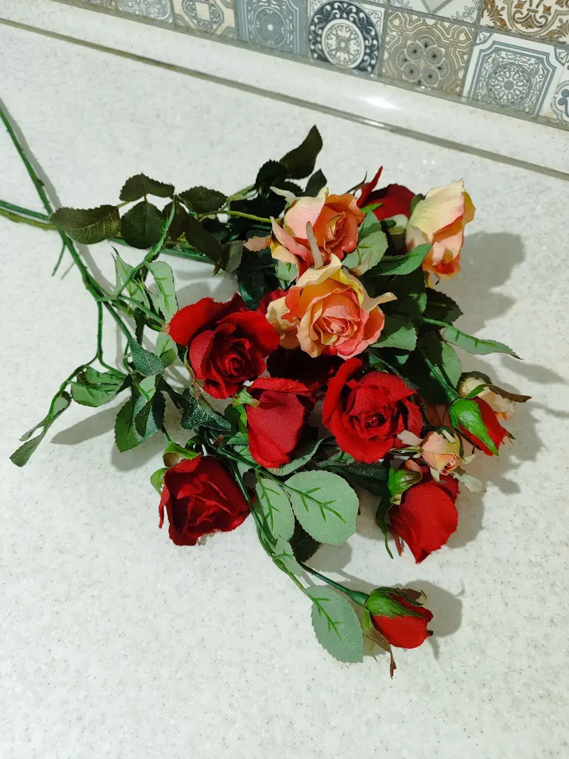 گل رز مصنوعی|گل مصنوعی|تهران, شهرک شهید باقری|دیوار