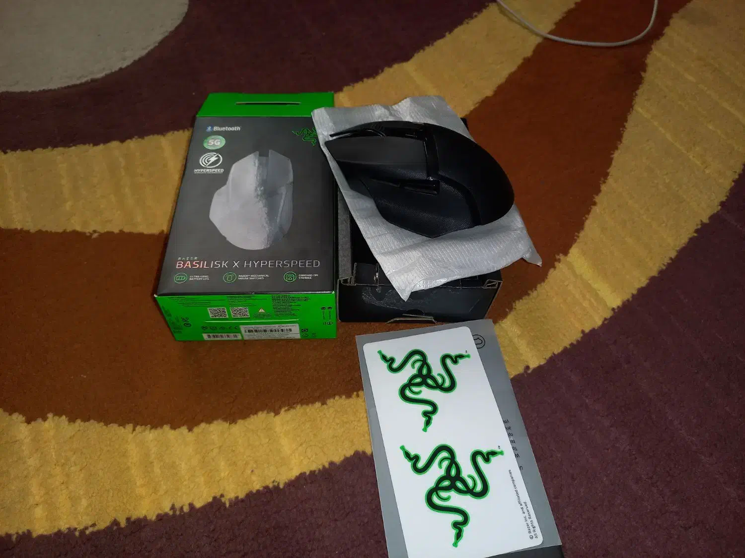 موس ریزر مدل basilik x hyper speed|قطعات و لوازم جانبی رایانه|اصفهان, بهارستان|دیوار