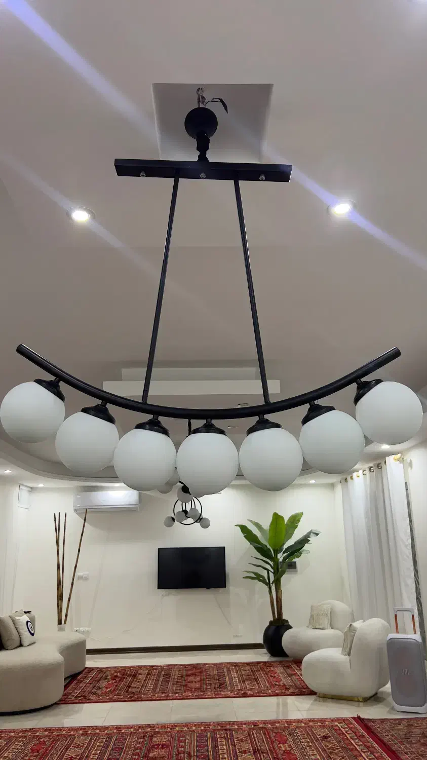 لوستر|لوستر و چراغ آویز|کرج, دهقان ویلا|دیوار