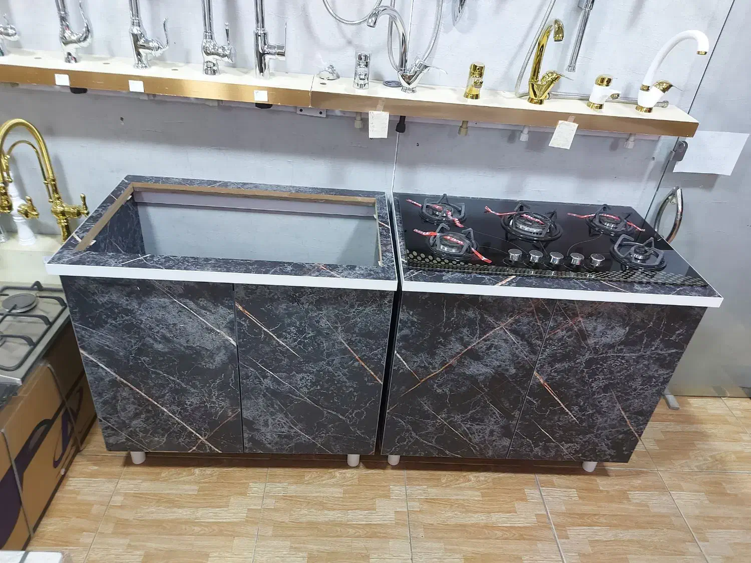 کابینت زیر گازی تمام ام دی اف با برش رایگان|مصالح و تجهیزات ساختمان|کرج, حیدرآباد|دیوار