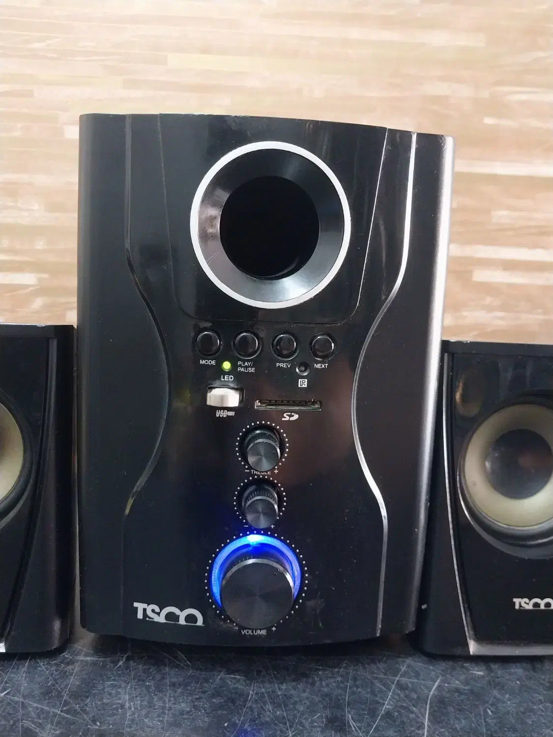 دو عدد اسپیکر ساب دار فلش خور بلوتوث دار|سیستم صوتی خانگی|اسلامشهر, باغ فیض|دیوار