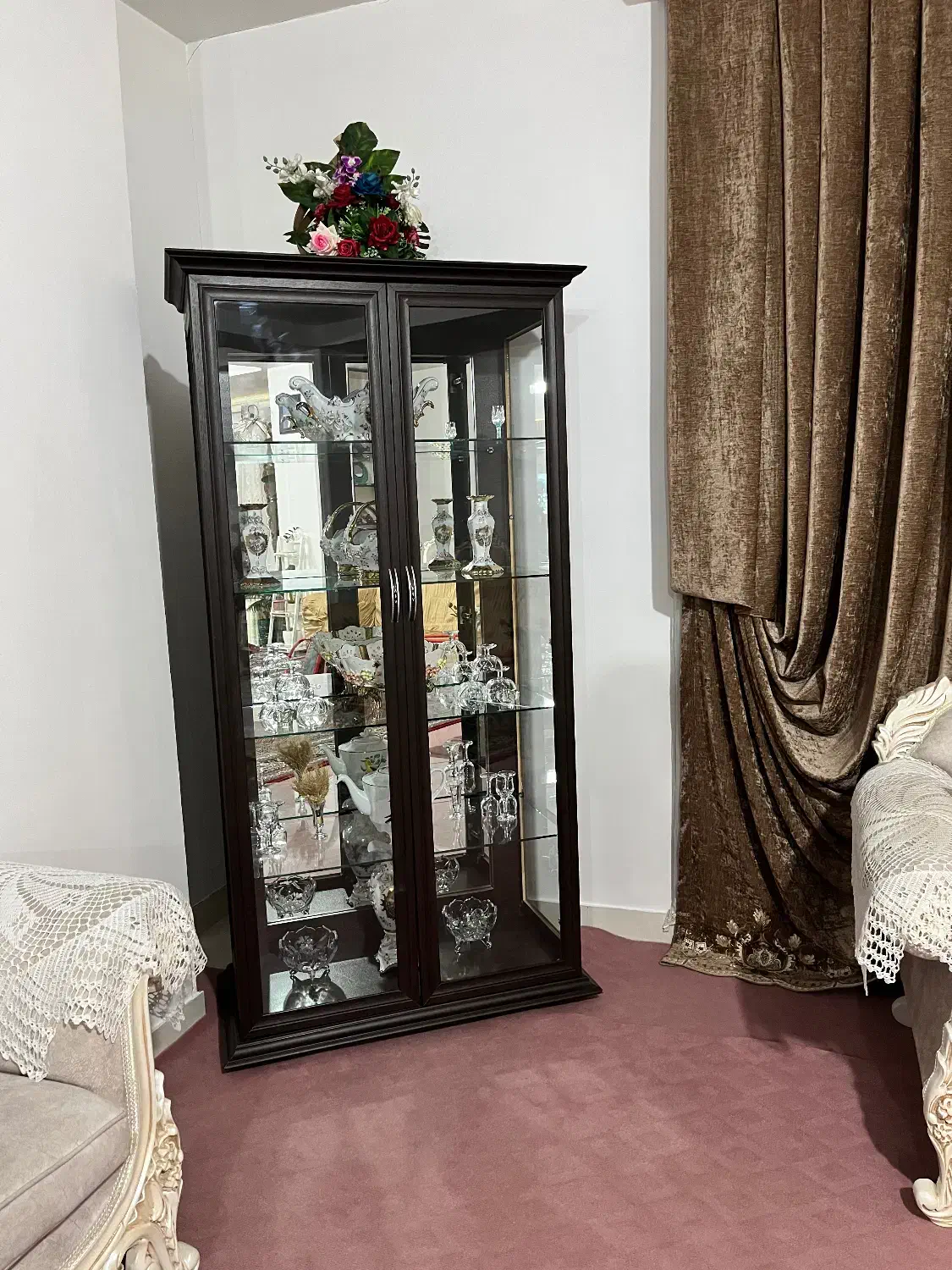 بوفه شیشه ای|بوفه، ویترین، کنسول|خرمدره, |دیوار