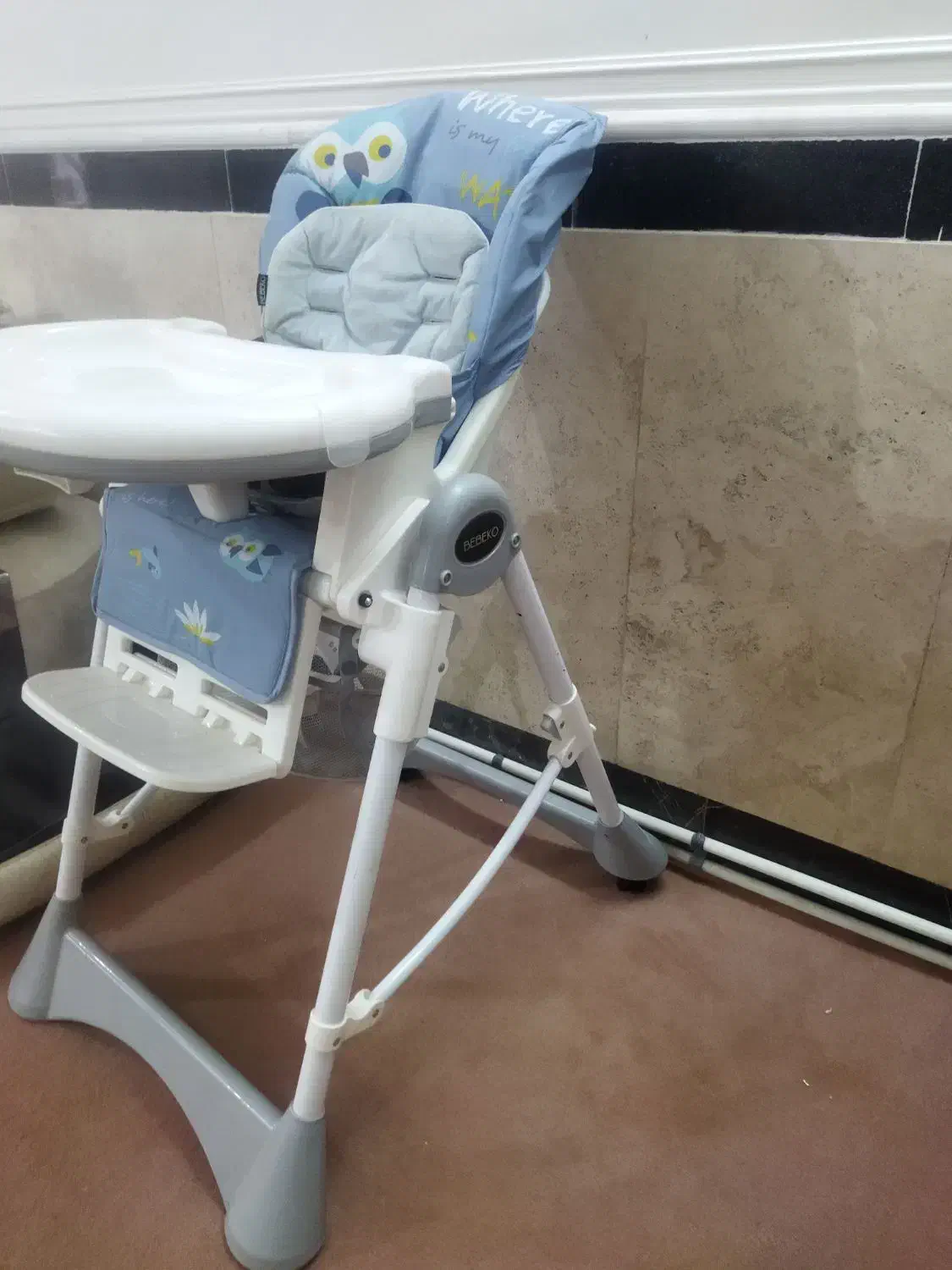 صندلی غذای کودک|تخت و صندلی بچه|قم, باجک دو|دیوار