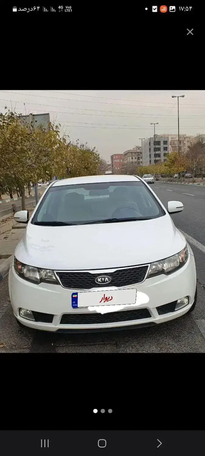 سراتو مونتاژی ۹۴ سفید بدون رنگ|خودرو سواری و وانت|تهران, انبار نفت|دیوار