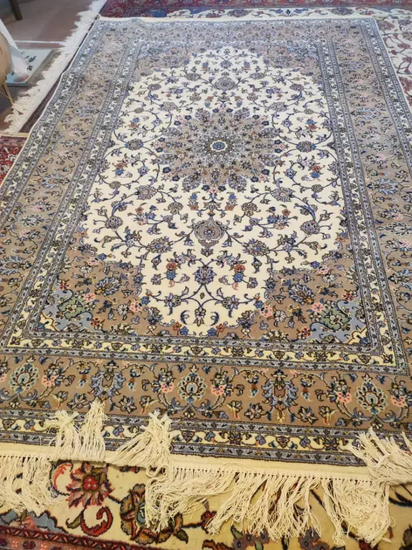 قالی دستباف 6متری تقدیسی کاشان42خونه|فرش|گلپایگان, |دیوار