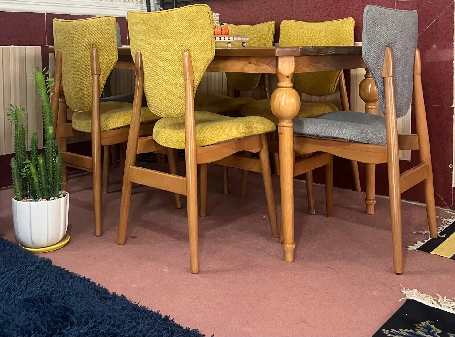 میز ناهار خوری ۶ نفره|میز و صندلی غذاخوری|زاهدان, |دیوار