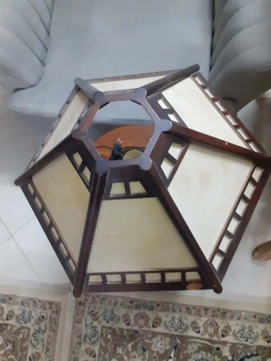 آباژور اتاق خواب|چراغ خواب و آباژور|اصفهان, باغ فدک|دیوار