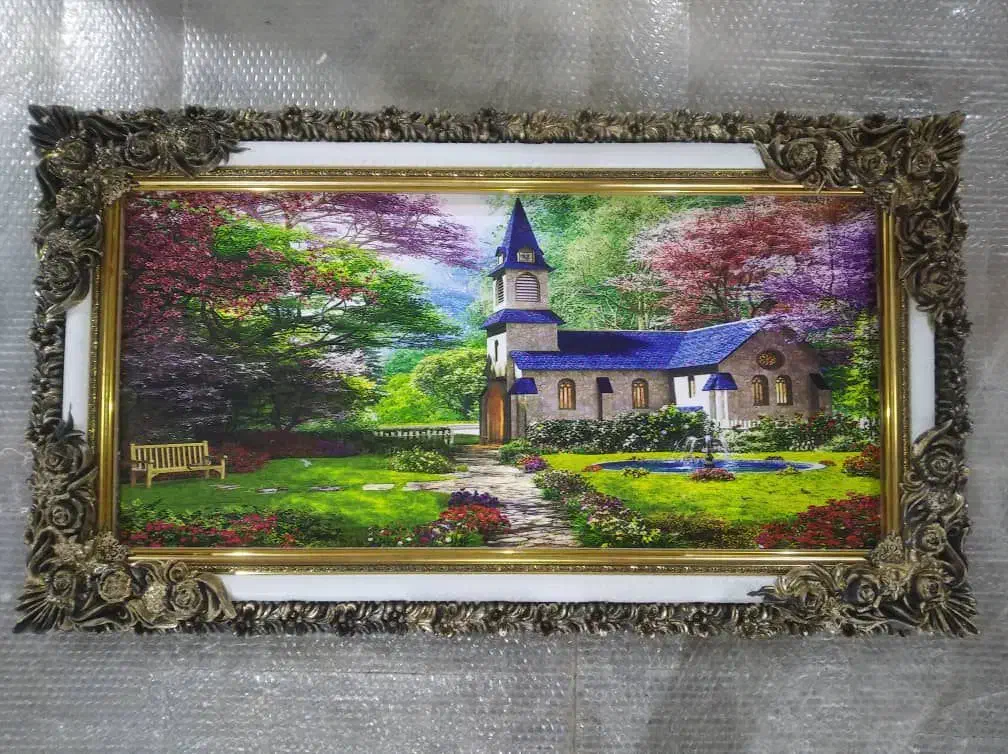 تابلوفرش منظره|تابلو فرش|اصفهان, نقش جهان|دیوار