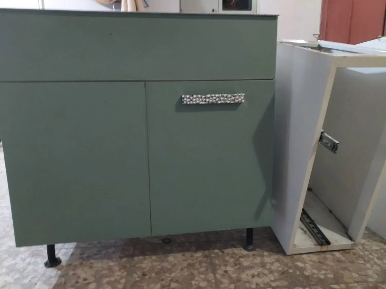 کابینت اشپزخونه|آب‌چکان و نظم‌دهنده ظروف|دزفول, |دیوار