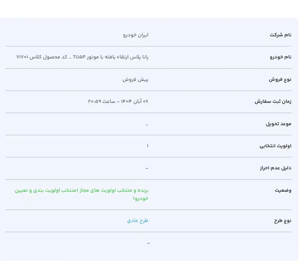 فروش حواله رانا پلاس|خودرو سواری و وانت|یاسوج, |دیوار