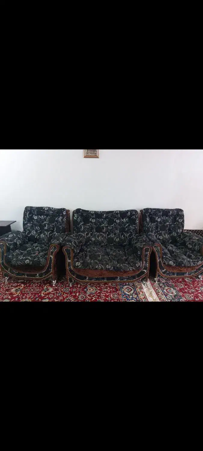 مبل 7 نفره کار کرده|مبلمان خانگی و میز عسلی|رشت, گیل|دیوار