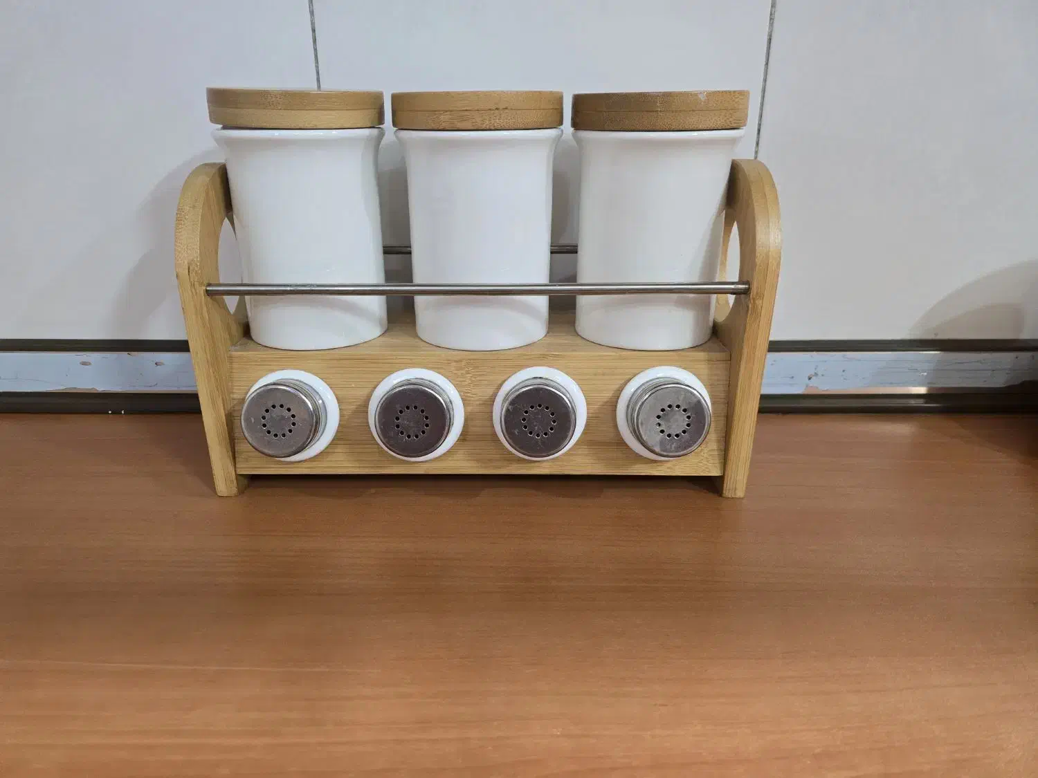 ظرف چای و ادویه جات درب چوبی|ظروف سرو و پذیرایی|مشهد, ده دی|دیوار