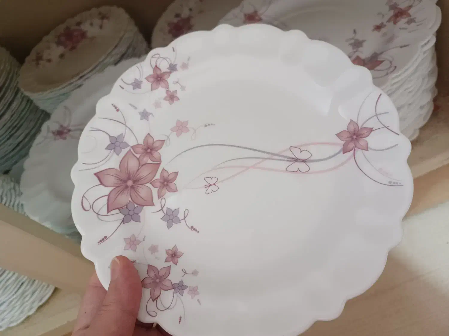 بشقاب آرکوپال وچاقو|ظروف سرو و پذیرایی|یزد, |دیوار