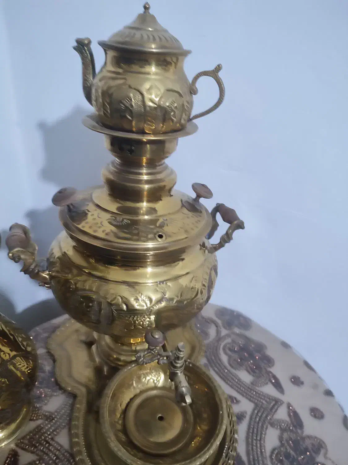 سماور برنجی|سماور، چای‌ساز، قهوه‌ساز|قزوین, |دیوار