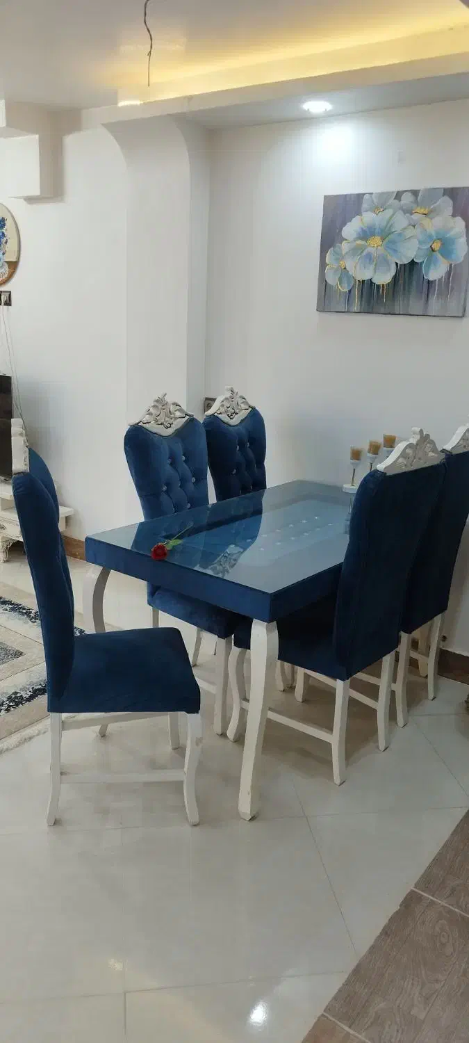 میز نهارخوری شش نفره کاملا سالم|میز و صندلی غذاخوری|خواف, |دیوار