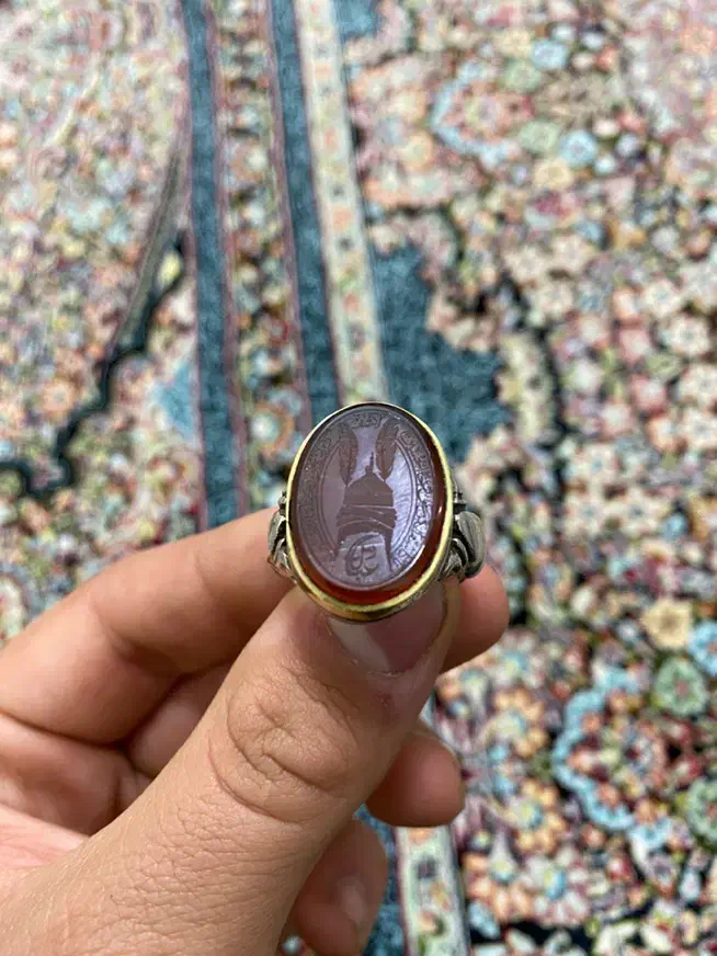 انگشتر نقره عقیق دست ساز شمایل|جواهرات|تهران, شهرک طالقانی|دیوار