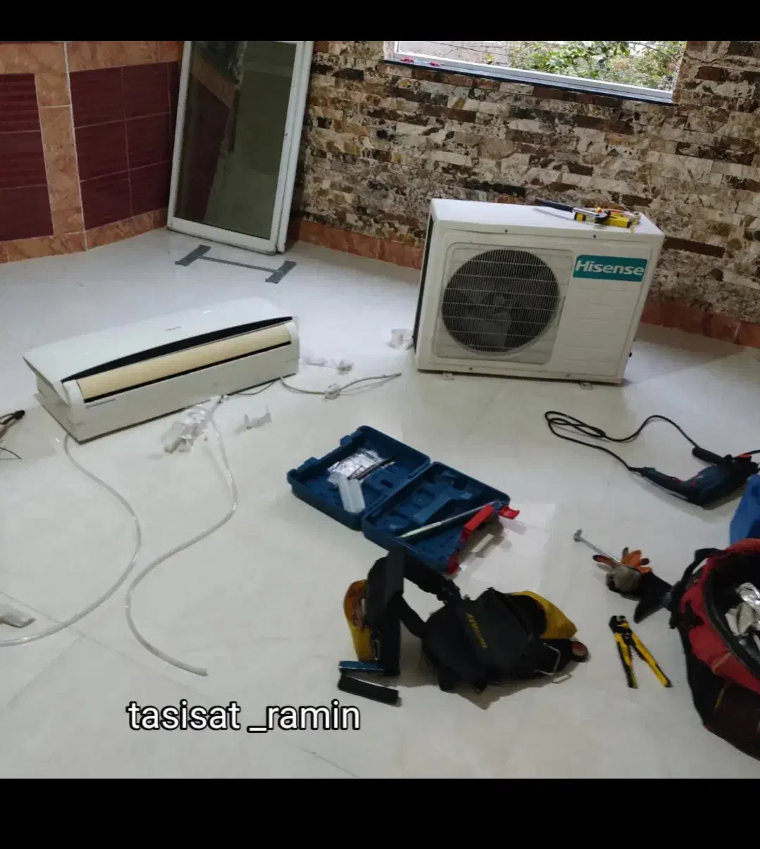 تاسیسات ساختمانی نصب پکیج،کولر،لوله کشی آب،برقکاری|خدمات پیشه و مهارت|ساری, |دیوار