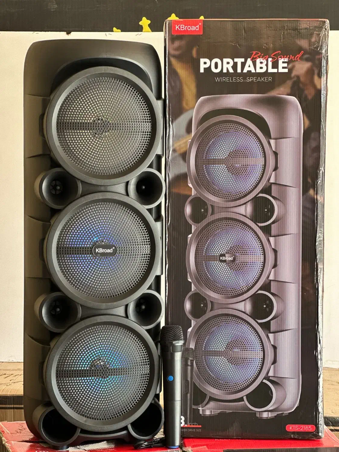 اسپیکر سه طبقه24اینج مدل KTS 2185گارانتی6ماهه|سیستم صوتی خانگی|خرمآباد, |دیوار