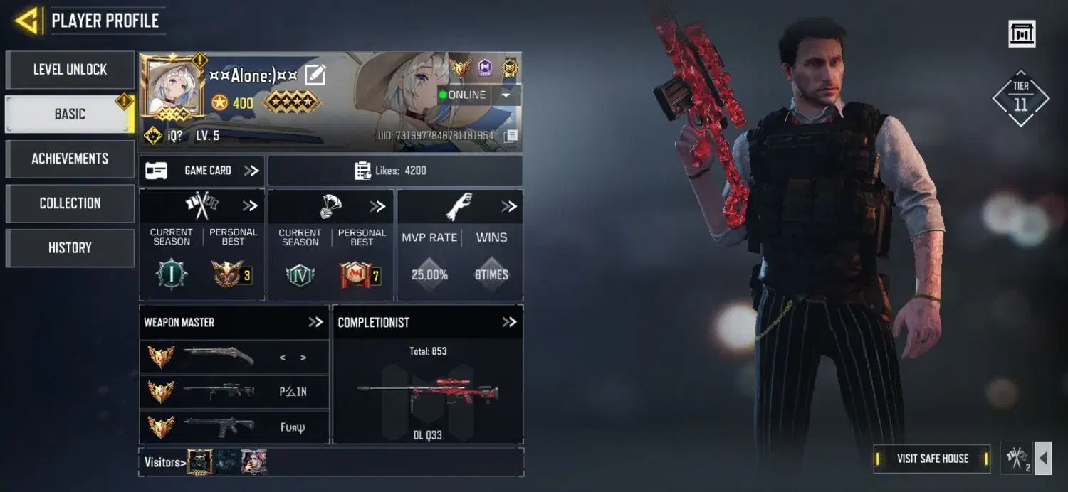 اکانت کالاف|کنسول، بازی ویدئویی و آنلاین|کاشان, فین بزرگ|دیوار