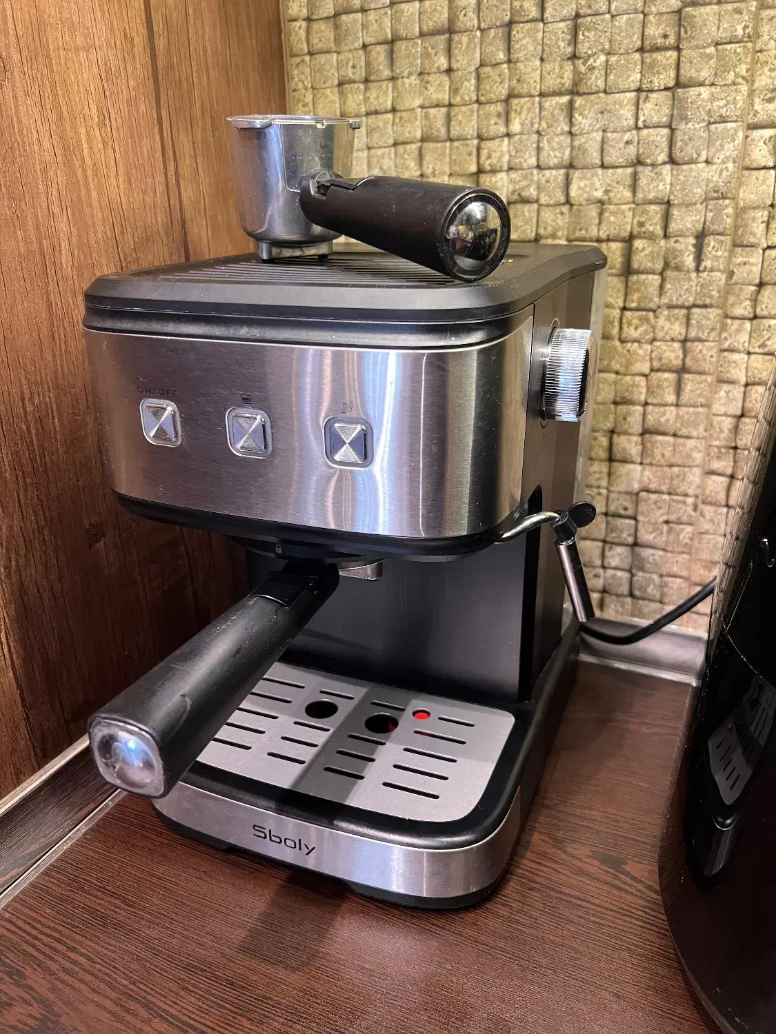اسپرسو ساز دوکاره اسبولی sboly مدل cm8501A-gs|سماور، چایساز، قهوهساز|لاهیجان, شیخ زاهد|دیوار
