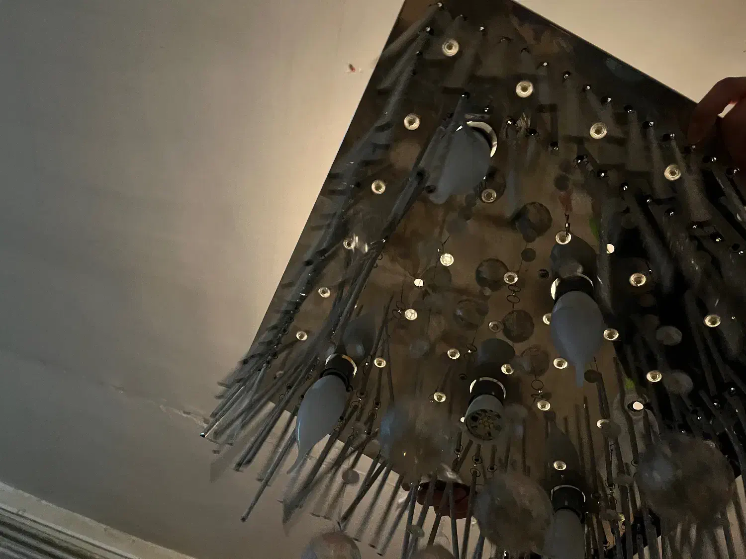 لوستر|لوستر و چراغ آویز|بومهن, |دیوار