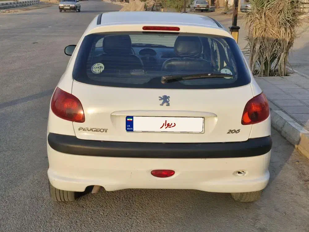 206 تیپ2 سفید|خودرو سواری و وانت|باوی, |دیوار