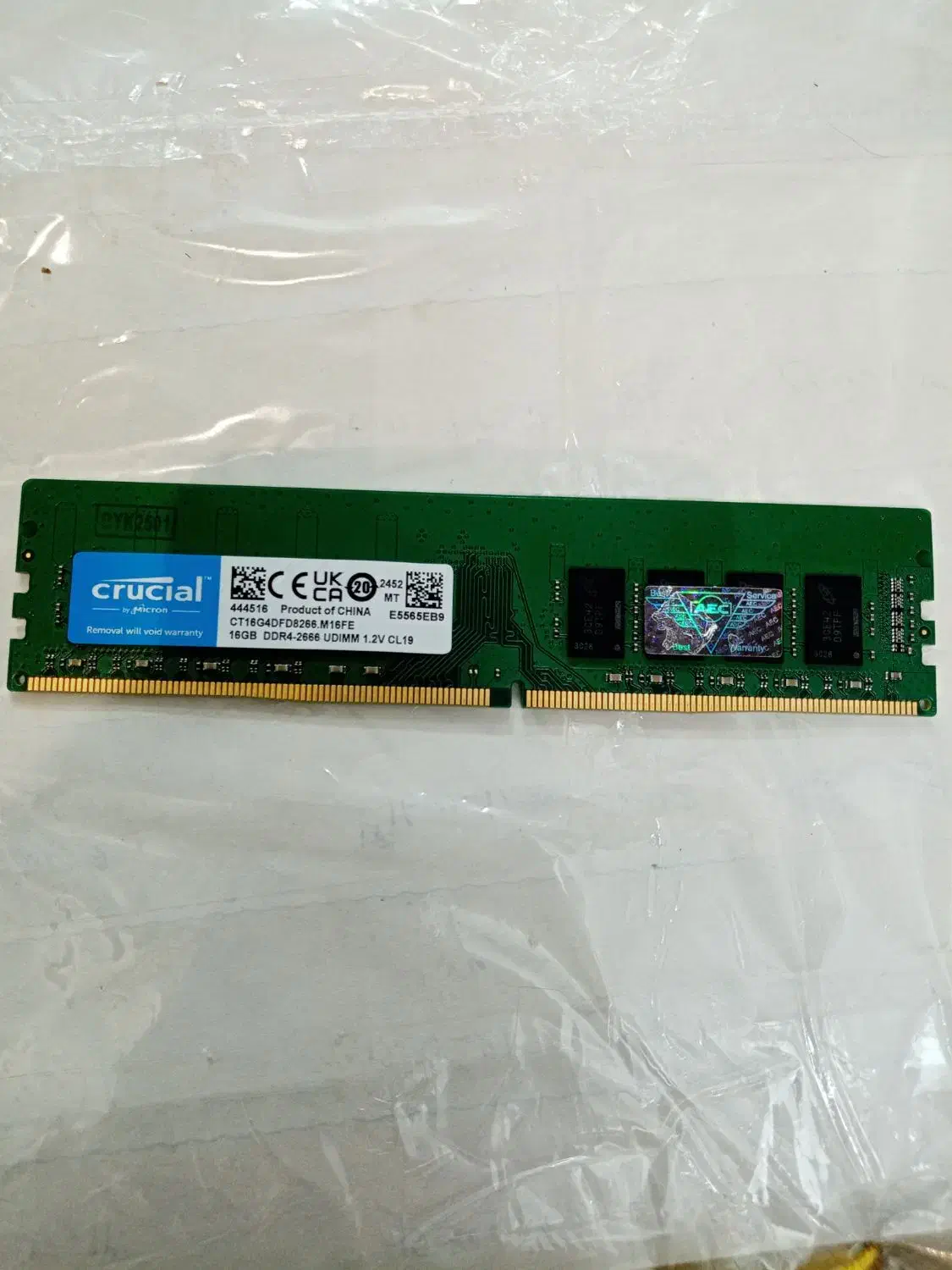 RAM16G ddr4 crucial  2666|قطعات و لوازم جانبی رایانه|اصفهان, کوی سپاهان|دیوار