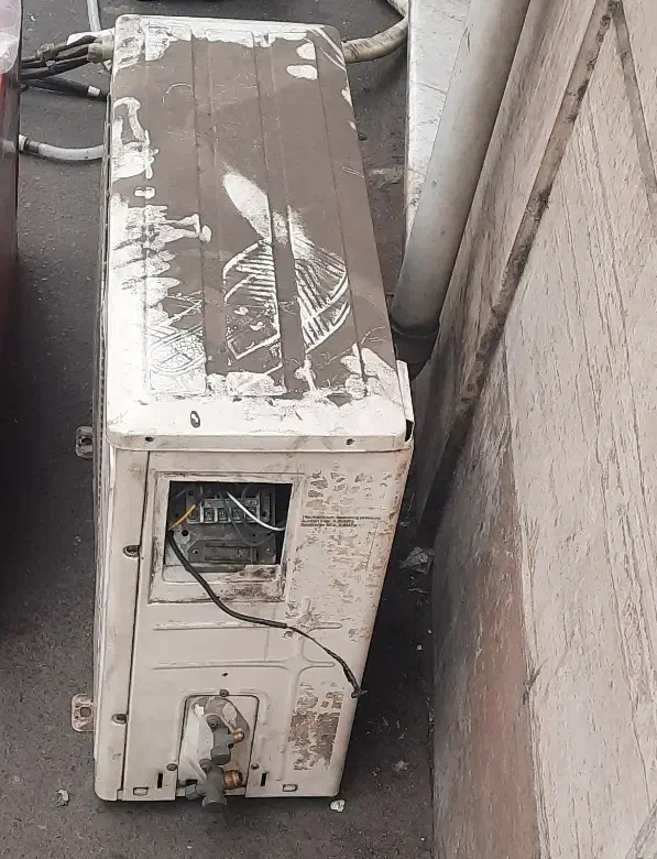 کولر موتور سوخته (فقط موتور)میتسو بیوشی ژاپن|کولر گازی و فنکوئل|رشت, سلیمانداراب|دیوار