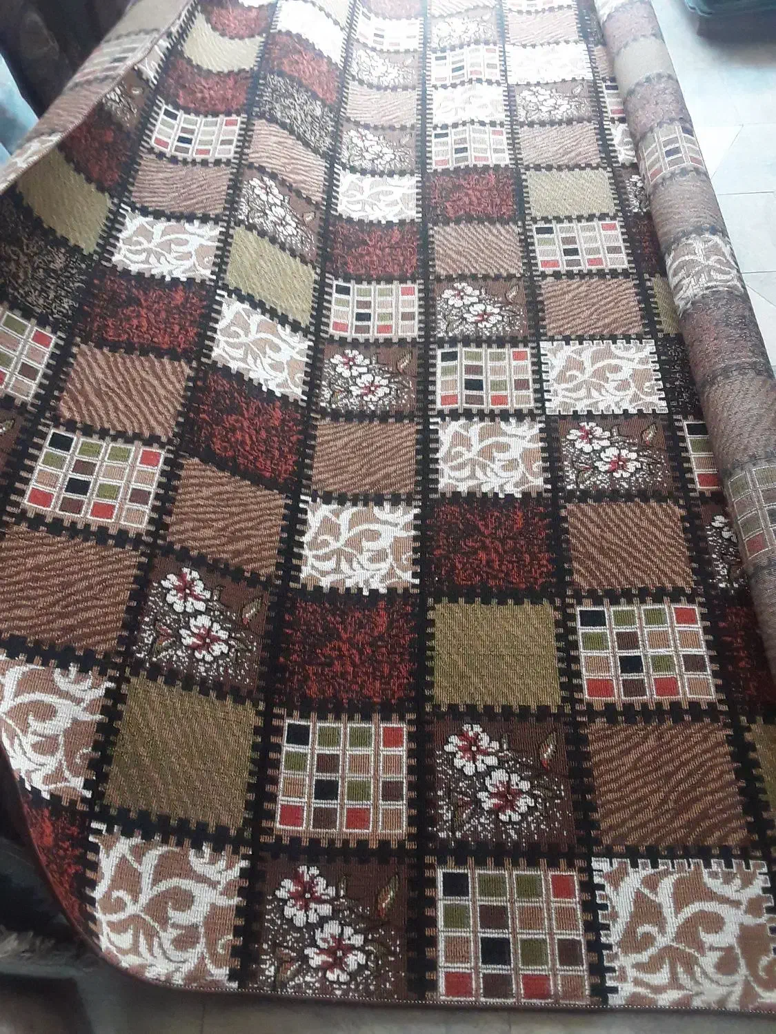 گلیم4*4 متری 200000ت|گلیم، جاجیم، گبه|کاشان, پاقپان|دیوار