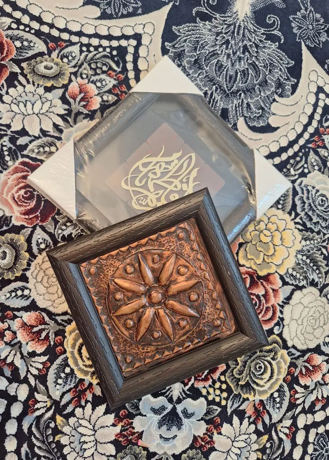 دیوار آویز چوبی و مسی|تابلو، نقاشی، عکس|خورموج, |دیوار