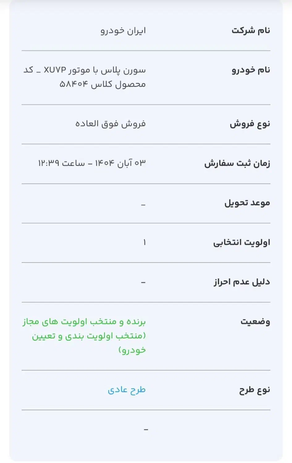 حواله سورن پلاس|خودرو سواری و وانت|قزوین, |دیوار