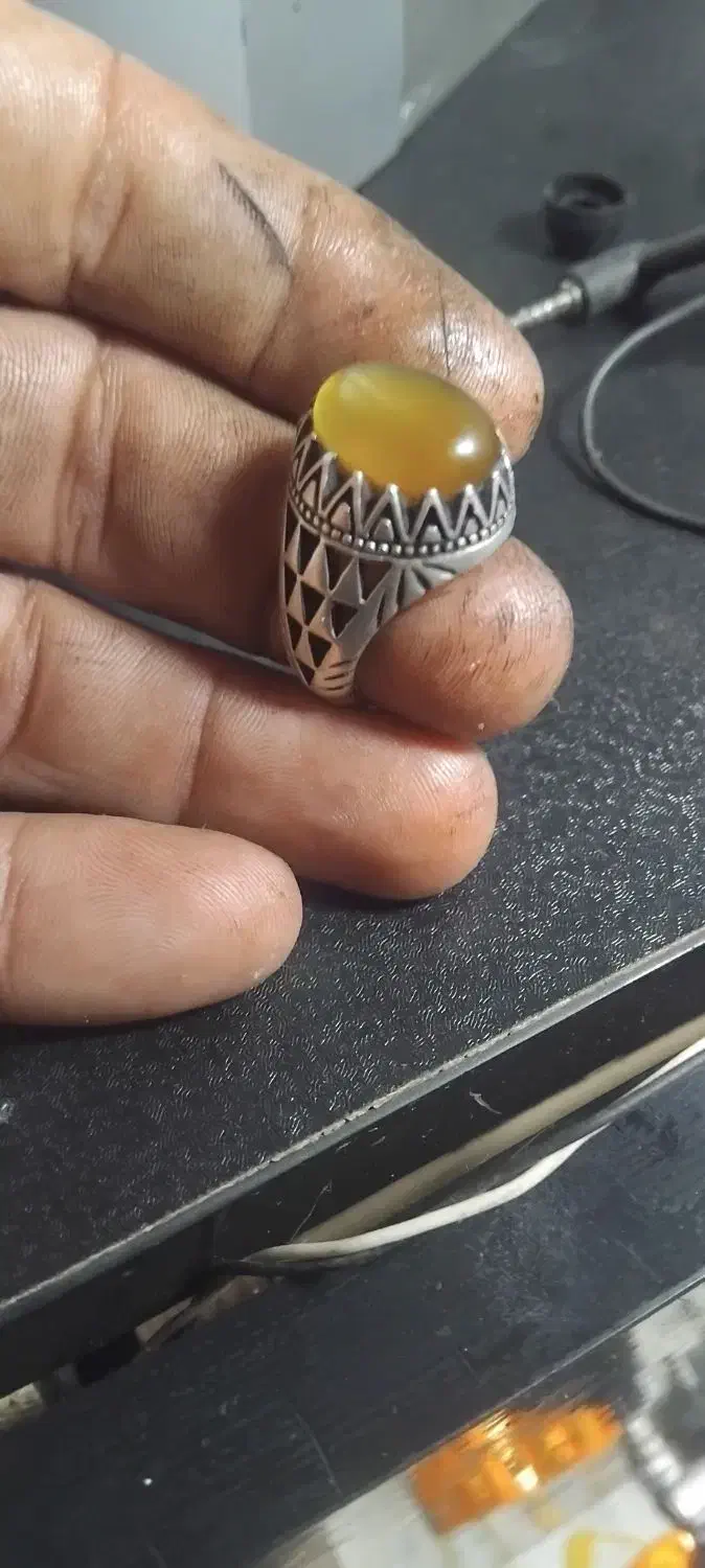 انگشتر نقره دست ساز|کلکسیون و سرگرمی|رباطکریم, پیغمبر|دیوار